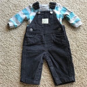 Carter's- corduroy overalls
